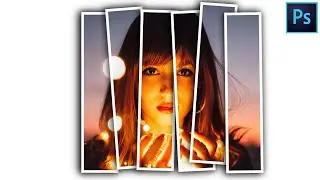 How To Create Vertical Panels - Photoshop Tutorial