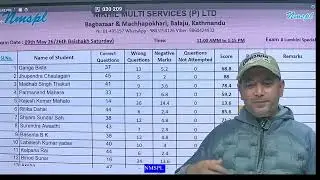 खा.पा.स.टे Objective & Subjective Exam | Regular Lok Sewa Test Every Wednesday & Saturday | NMSPL