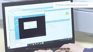 Simple and Secure Remote Service by Pro-face  HMI with WiFi router + Smartphone