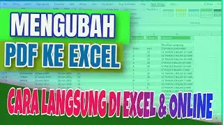 Tips Mudah Mengubah File PDF ke EXCEL dengan Excel 365