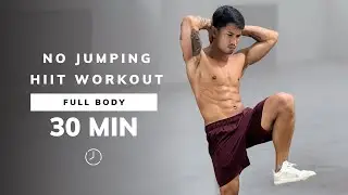 30 MIN FULL BODY NO JUMPING - No Weights Workout - Low Impact Home Workout