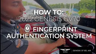 How To: 2022 Genesis GV70's ☝️ Fingerprint Authentication System 🔥