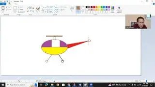 Easy Helicopter on MS PAINT
