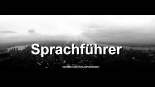 How to pronounce Sprachführer in German