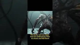 Because the girl saw that the monster was wearing her mother's necklace.