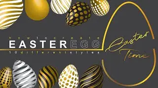 Draw with me | How to create easter egg | Adobe Illustrator | For Beginners 101