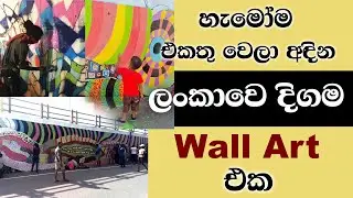 Wall art in sri lanka | Longest wall art