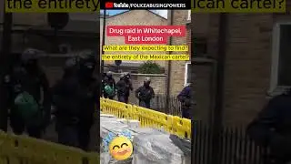 MET police drug raid is a bit OTT #shorts