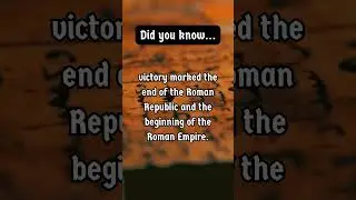 The Second Battle of Actium #history #historicalfacts #historical