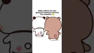 Tag your partner 🥺😍🥰💝    #sweetlife #peachu #gomu #peachgoma #bearpandacouple #peachgomacouples