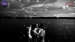 Realistic Rain Drop Effects Full Tutorial in Adobe After Effects  \No Plugins \GB creation Tamil