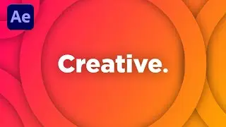 How to Create Creative Circle Background Animation in After Effects