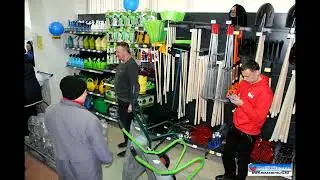 На открытии магазина ОМА в Микашевичах