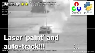 Lock and track tank target | AI Computer Vision Target Tracking Tech for Autonomous Drone