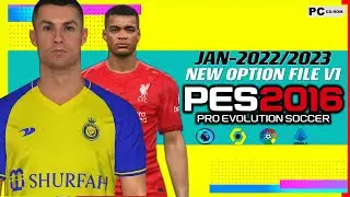 PES 2016 | NEW OPTION FILE 2023 RSP PATCH JAN/5/23 | PC