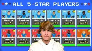 ALL 5 STAR TEAM ON RETRO BOWL! (BEST TEAM EVER)