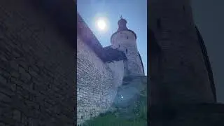 Псков. Кром. Стрелка рек Великой и Псковы.