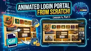 Build a STUNNING Animated Login Screen with Python Tkinter! 🎬 MBOA FLIX App Dev | Lesson 4 (Part 1)