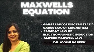 Maxwell differential equations in one shot l Bsc physics l MSc physics l engineering physics l Avani