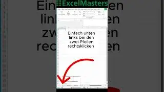 Excel: Schnell Tabellenblätter wechseln
