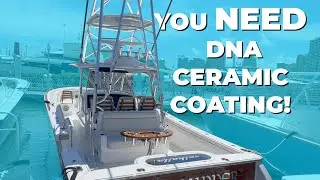 How great DNA Ceramic Coating is on this Valhalla 41'