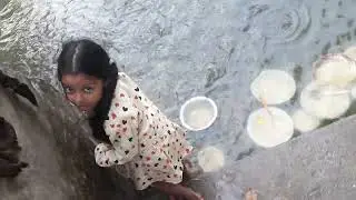 Huge Fish!! Catch by hand!