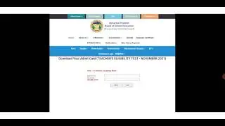 HPTET ADMIT CARD 2021| HIMACHAL TET ADMIT CARD 2021| HP TET ADMIT CARD 2021| HPTET ADMIT CARD|HPTET