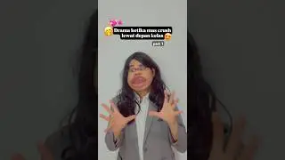 part 1 drama ketika mas crush lewat depan kelas #alwanrk #comedy #shorts