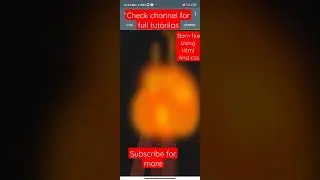 born fire using html and css #shorts