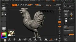 Học zbrush_Năm dậu điêu khắc tượng gà_Phần 04
