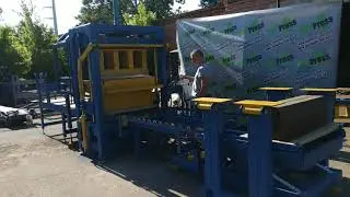 Производство дорожного бордюра 1 метр на КВП-858-2ПА