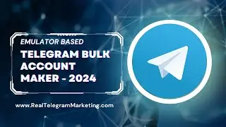 Telegram Account Creator with All Profile Setting options