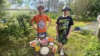 УЗБЕКСКИЙ ПЛОВ на открытом огне