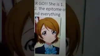 why u should love hanayo