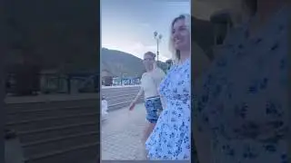 Beautiful Girls Walking Down Streets 