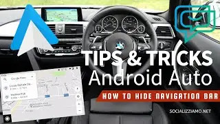 How to hide navigation bar at the bottom in Android Auto and show apps in full screen mode (root)