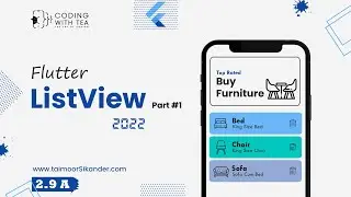2.9 - Flutter List View and List Tile | Flutter for beginners 2023