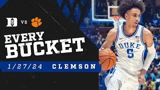 Duke 72, Clemson 71 | Every Bucket (1/27/24)