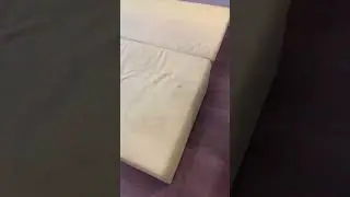 Диван до и после химчистки