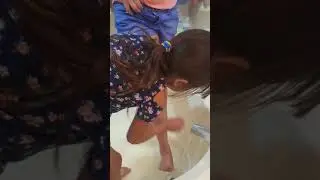 Teaching my daughter to shave