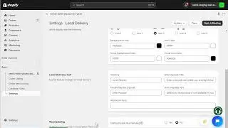 Manage local delivery configurations