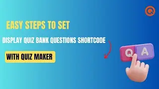 How to set Display Quiz Bank Questions Shortcode with WordPress Quiz Plugin
