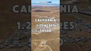 1.25 acres in California for $8,500 #foryou #realestate #land #shorts #california #fyp #usa
