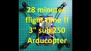 3" sub 250 microdrone 28 minutes flight time !!