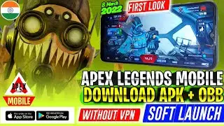 DOWNLOAD APEX LEGENDS MOBILE SOFT LAUNCH APK OBB WITHOUT VPN 😱