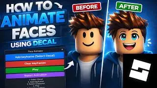 How to animate face decals FAST in Roblox Studio with new FREE Face Animator plugin (V1)