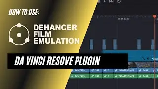 How to Use the Dehancer Film Emulation Plugin in Davinci Resolve (single clip and multiple clips)