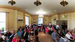 Chichester Wedding Videographer - Selma and James' Wedding in 360 at Edes House