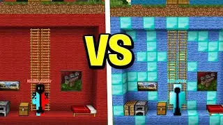 Minecraft Secret Underground Base Build Challenge. Ft.AplhaDude (Hindi)