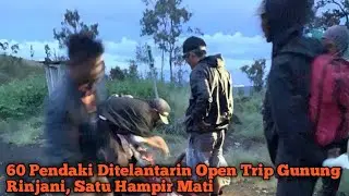 60 Pendaki Ditelantarin Open Trip Gunung Rinjani, Satu Hampir Mati